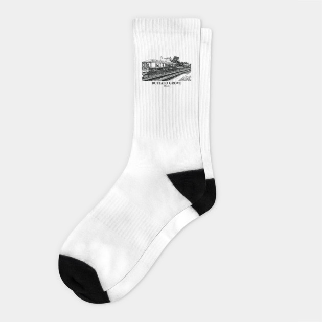 Buffalo Grove - Illinois Socks by Lakeric