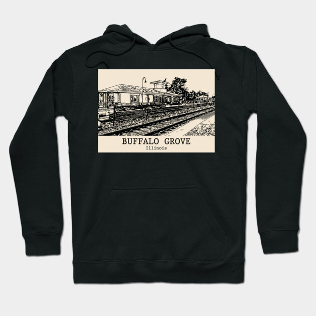 Buffalo Grove - Illinois Hoodie by Lakeric