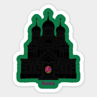 Russia Savior on Blood Sticker