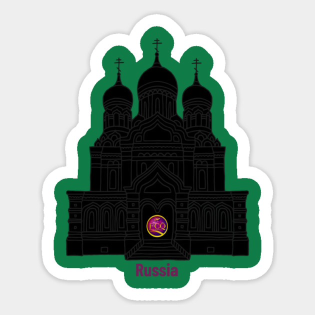 Russia Savior on Blood Sticker by FirstClassQueen