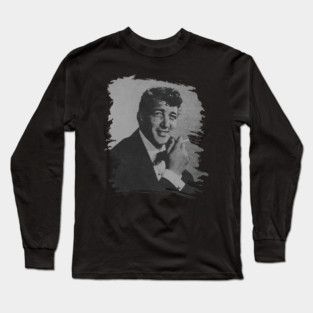 Dean martin // Retro poster Long Sleeve T-Shirt