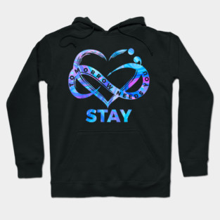 Stay Tomorrow Needs You Semicolon Suicide Prevention Hoodie