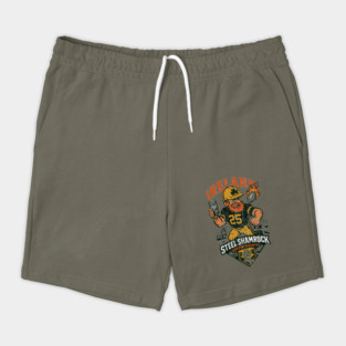 Shamrock Showdown: Pittsburgh x Dublin 2025 Football Shorts