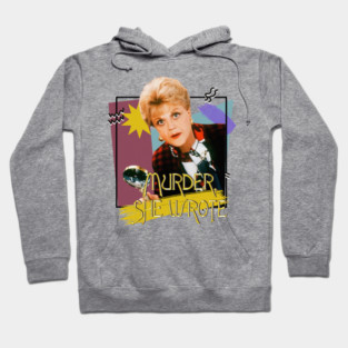 Murder She Wrote 80s Retro Aesthetic Hoodie