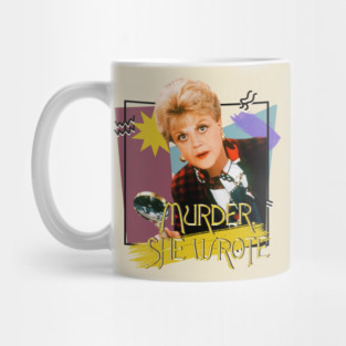 Murder She Wrote 80s Retro Aesthetic Mug