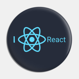 I love React – Dev Love Statement Pin