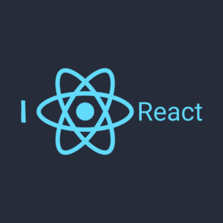 I love React – Dev Love Statement T-Shirt