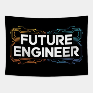 Electrical Engineering Circuit Kids Future Engineer Tapestry