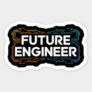Electrical Engineering Circuit Kids Future Engineer Sticker