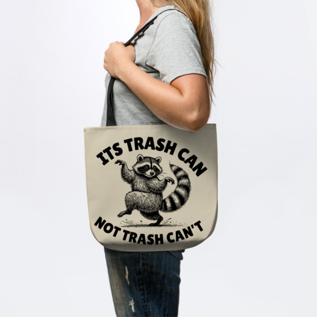 Raccoon Trash Can by The WYLD Tribe