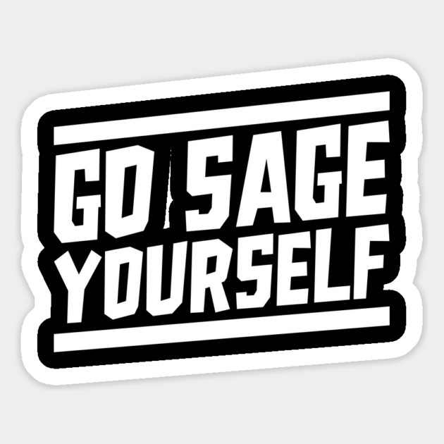 Sage Yourself Magnet by Yogi Bryan