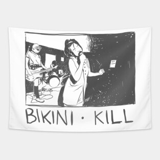 Bikini Kill | 90s Band  | T-shirt Tapestry