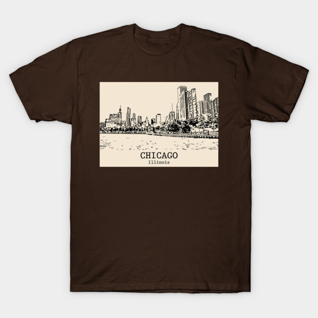 Chicago - Illinois T-Shirt by Lakeric