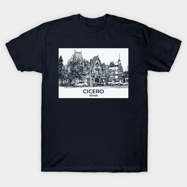 Cicero - Illinois T-Shirt by Lakeric