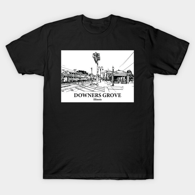 Downers Grove - Illinois T-Shirt by Lakeric