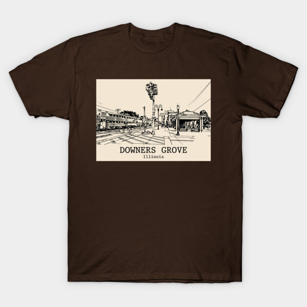 Downers Grove - Illinois T-Shirt by Lakeric
