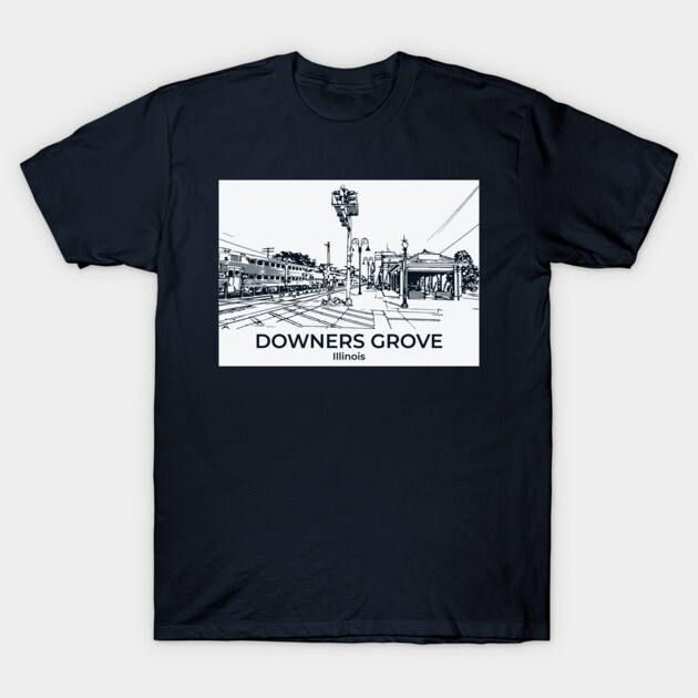Downers Grove - Illinois T-Shirt by Lakeric