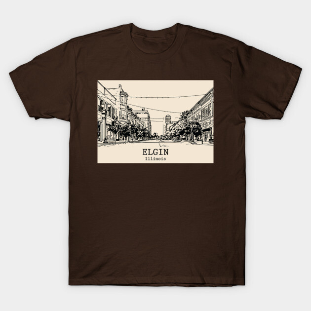 Elgin - Illinois T-Shirt by Lakeric