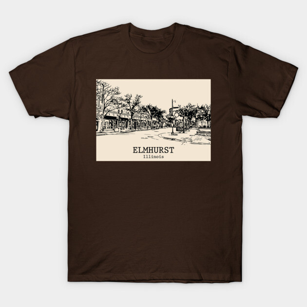 Elmhurst - Illinois T-Shirt by Lakeric