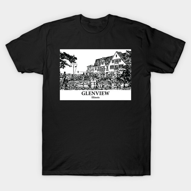 Glenview - Illinois T-Shirt by Lakeric