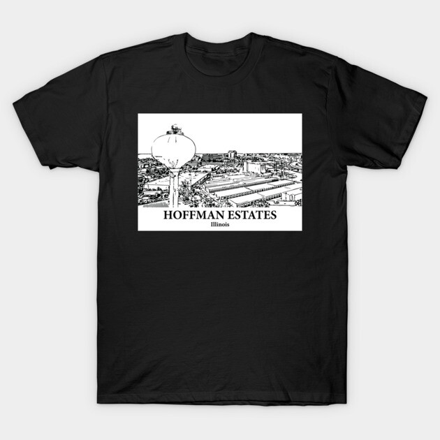 Hoffman Estates - Illinois T-Shirt by Lakeric