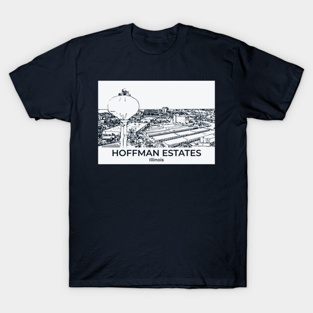 Hoffman Estates - Illinois T-Shirt by Lakeric