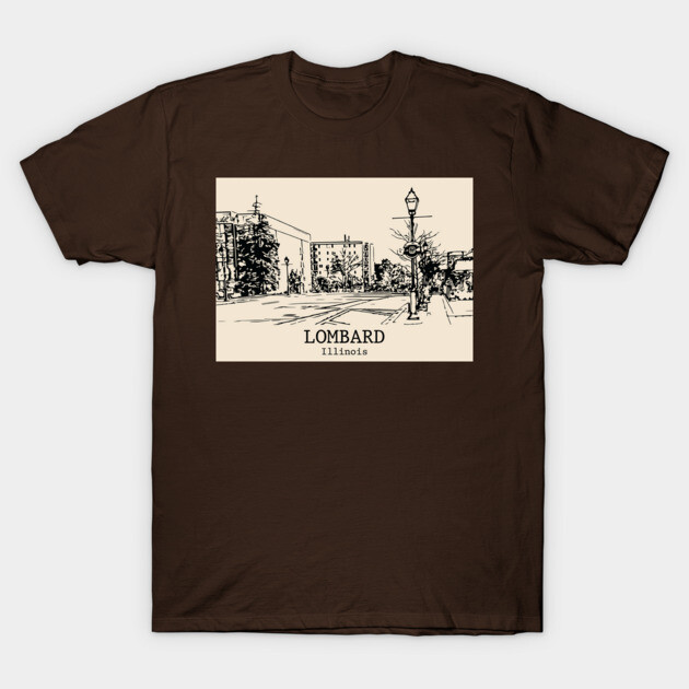 Lombard - Illinois T-Shirt by Lakeric