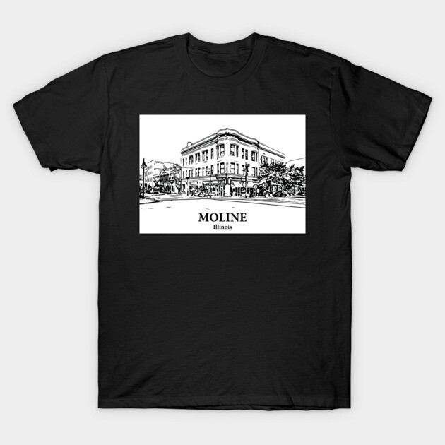 Moline - Illinois T-Shirt by Lakeric