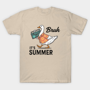 Bruh It's Summer Chill Vibes T-Shirt