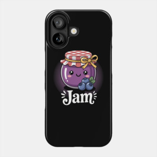 Kawaii Peanut Butter and Jam PB&J Blueberry Couples-Photoroom Phone Case