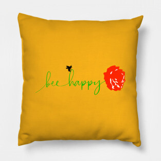 Bee Happy Pillow