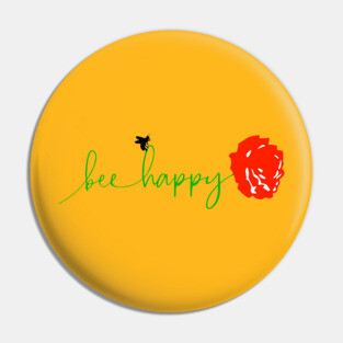 Bee Happy Pin