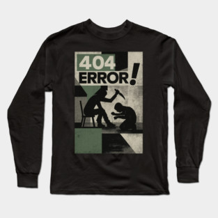 Fatal Error: Cinematic Grunge Scene Long Sleeve T-Shirt