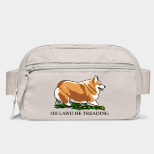Oh Lawd He Treading Corgi Dog Bag