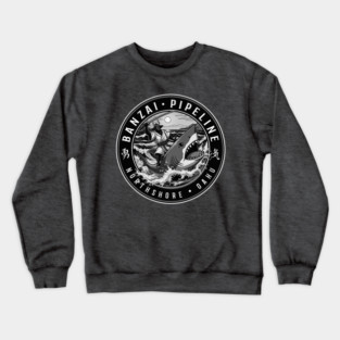 Banzai Pipeline Oahu Crewneck Sweatshirt