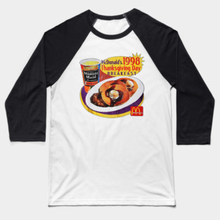 McDonald's Thanksgiving Day Breakfast 1998 Baseball T-Shirt