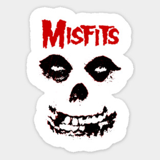 misfits skull Sticker