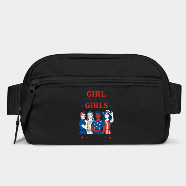 Girls Will Be Girls 4th of July Feminist Patriotic by ArtistTee ⭐⭐⭐⭐⭐