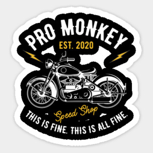 ProMonkey Speed Shop Sticker