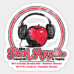 The Red Apple Records & Tapes Magnet