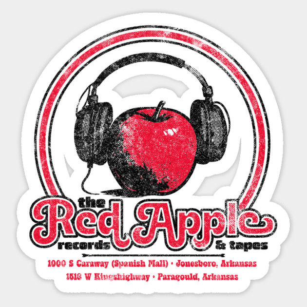 The Red Apple Records & Tapes Magnet by rt-shirts