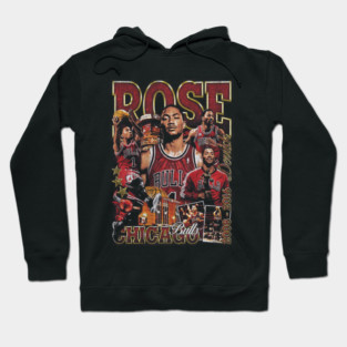 Derrick Rose Chicago Vintage Hoodie