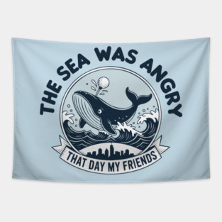 The Sea Was Angry That Day, My Friends Tapestry