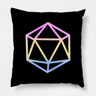 Pansexual Paladin: DnD Pride Pillow