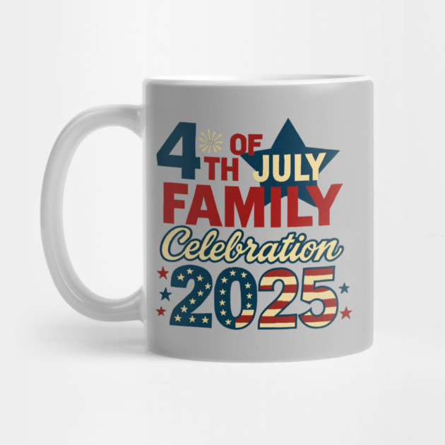 4th of July 2025 Family Celebration Matching Group Vintage by Creatifly Graphic Tees