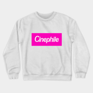 Cinephile Pink Crewneck Sweatshirt