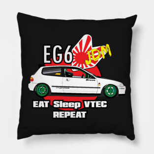 Honda Civic EG6 JDM Racing Pillow