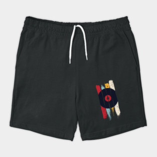 Vinyl Record vintage paint dry brush Shorts