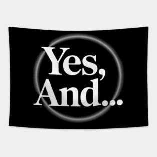 Yes And! Improv Acting & Comedy Gift Tapestry