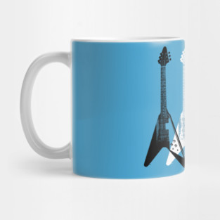 Guitar Iconic Rock Style Design Mug